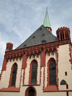 Frankfurt - Alte Nikolaikirche - Westseite
