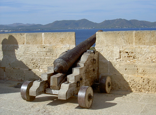 Mallorca - Castell de sa Punta de n'Amer - Kanone