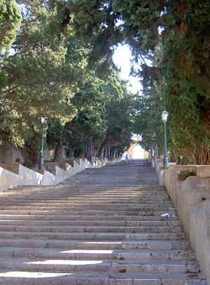 Mallorca - Arta - 180 Stufen zählende Kreuzweg