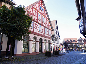 Michelstadt - In der Braunstrasse Richtung Marktplatz