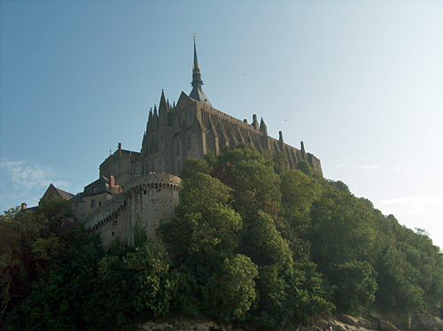 Le Mont Saint Michel mit Sicht auf  La Merveille
