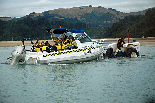 Neuseeland - Südinsel -Marahau - Wassertaxi