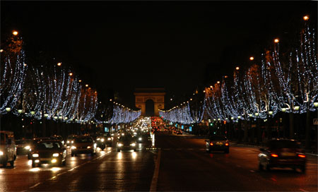 Paris - Champs - Élysée -Weihnachten